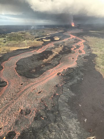 Kilauea Volcano Lava Eruption